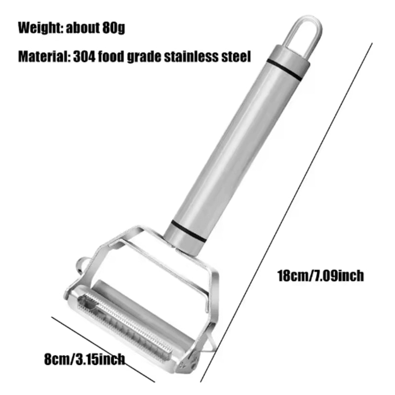 PrepPro 4in1 Stainless Steel Vegetable Grater And Slicer 1