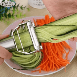 preppro 4-in-1 stainless steel vegetable grater and slicer