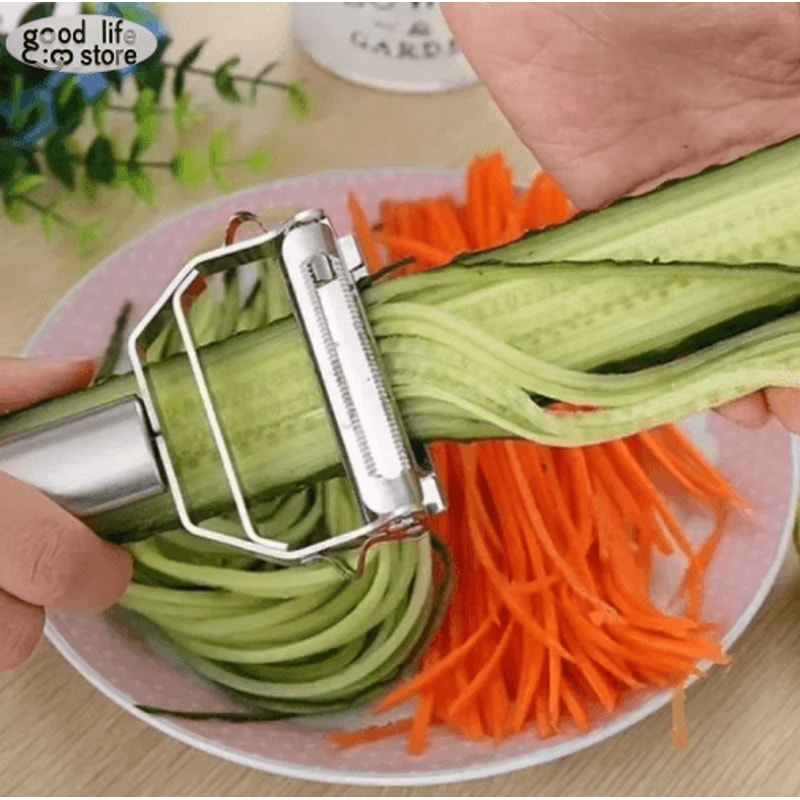 PrepPro 4in1 Stainless Steel Vegetable Grater And Slicer 0