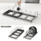 FlexiStore Expandable Stainless Steel Pots And Pans Organizer Rack 2