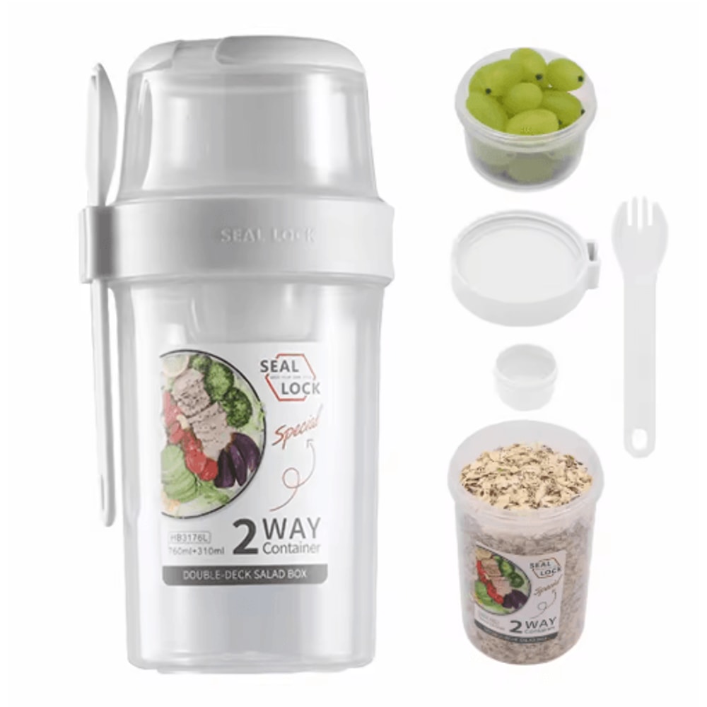 FreshCarry Breakfast On The Go Cup And Salad Container 2