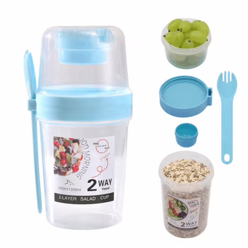 FreshCarry Breakfast On The Go Cup And Salad Container 3