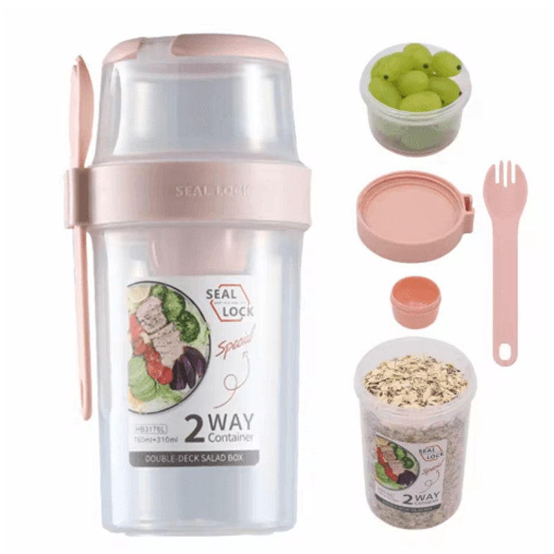 FreshCarry Breakfast On The Go Cup And Salad Container 4