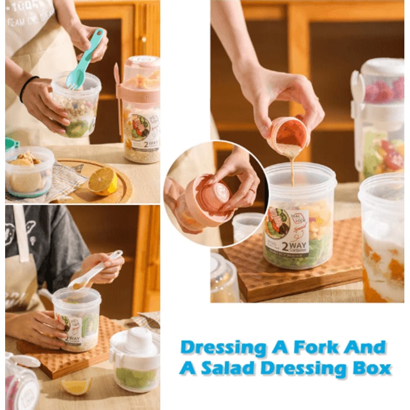 FreshCarry Breakfast On The Go Cup And Salad Container 5