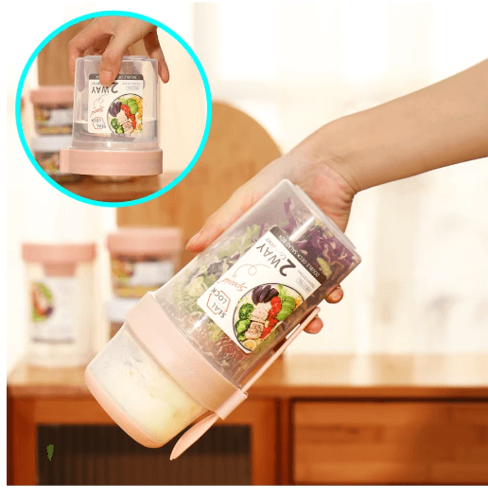 FreshCarry Breakfast On The Go Cup And Salad Container 6