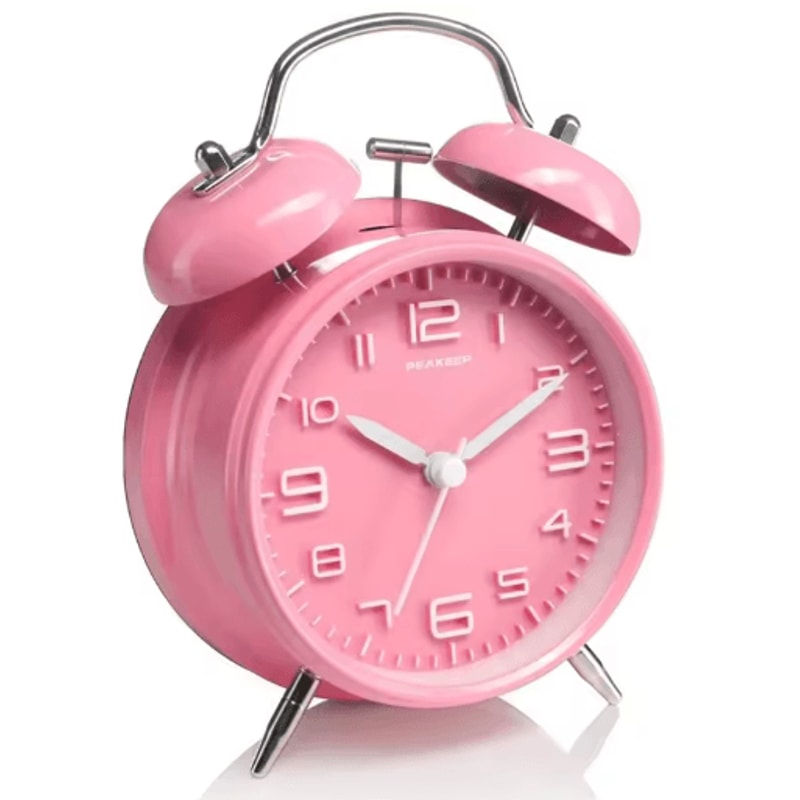 ClassicRing 4Inch Twin Bell Loud Alarm Clock With Backlight 1