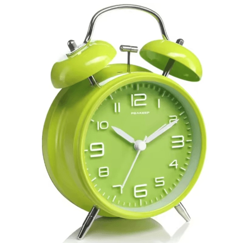 ClassicRing 4Inch Twin Bell Loud Alarm Clock With Backlight 3