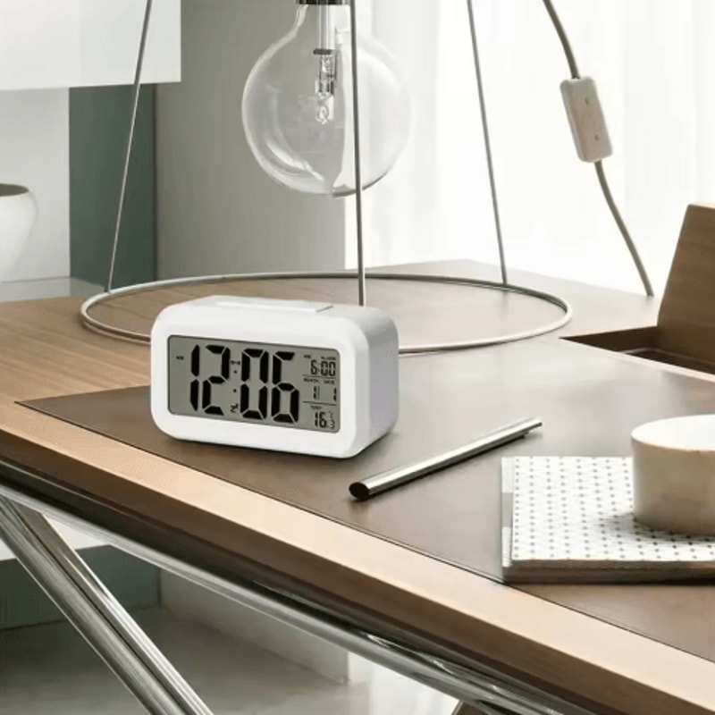 SmartGlow LED Digital Alarm Clock With Backlight And Snooze 4