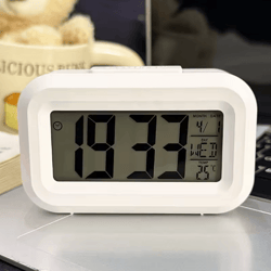 smartglow led digital alarm clock with backlight and snooze
