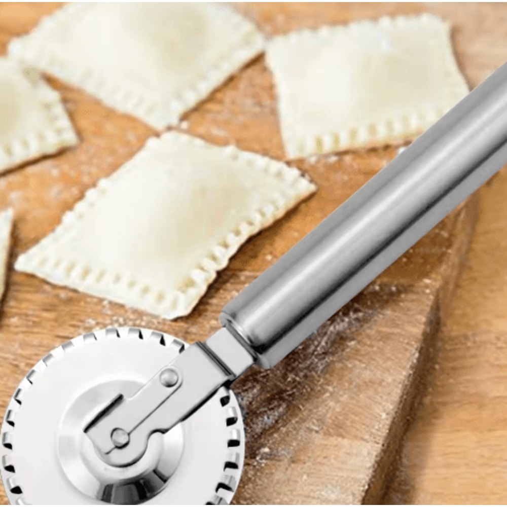 SealPro DoubleSided Dumpling Sealing Roller And Lace Pastry Cutter 2
