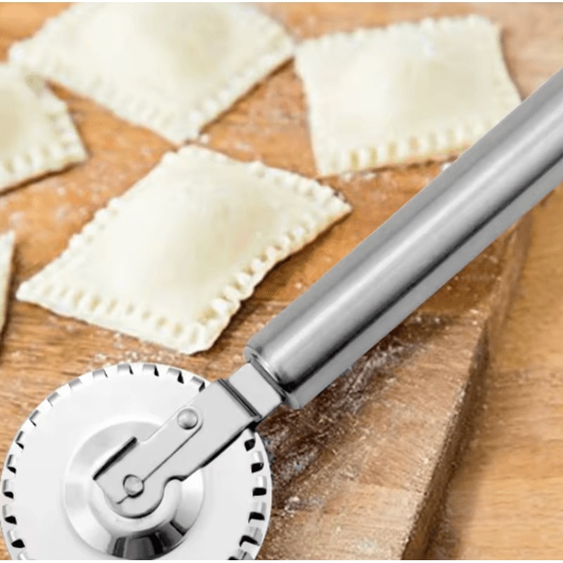 SealPro DoubleSided Dumpling Sealing Roller And Lace Pastry Cutter 2