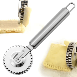 sealpro double-sided dumpling sealing roller and lace pastry cutter