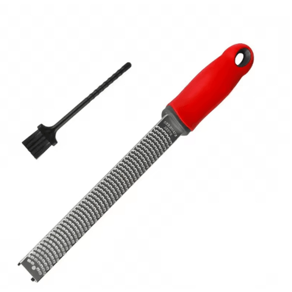 LMETJMA Stainless Steel Lemon Zester Citrus Cheese Grater Handheld Kitchen Zester For Garlic Ging 2