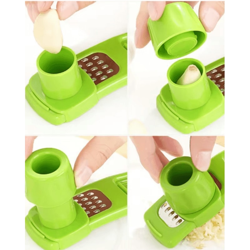 Mini Garlic Grinder Manual Garlic Press Compact Kitchen Gadget For Quick Garlic Mashing 6