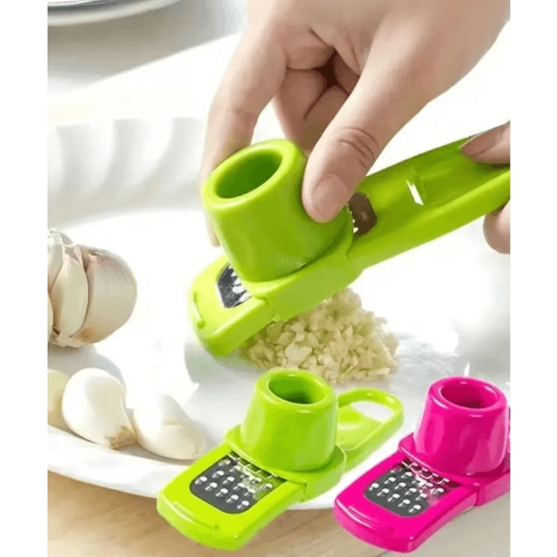 Mini Garlic Grinder Manual Garlic Press Compact Kitchen Gadget For Quick Garlic Mashing 7