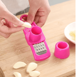 mini garlic grinder manual garlic press – compact kitchen gadget for quick garlic mashing