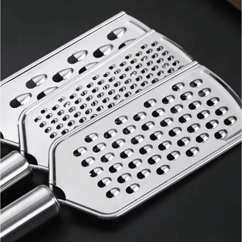 Premium Stainless Steel Kitchen Grater Lemon Cheese Vegetable Slicer For Ginger Potato And More 7