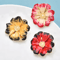 Wulibaby Enamel Flower Brooch Pin Elegant Floral Lapel Accessory For Women And Unisex Wear 4