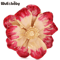 Wulibaby Enamel Flower Brooch Pin Elegant Floral Lapel Accessory For Women And Unisex Wear 6
