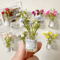 8PCS Mini Vase Magnets Set Cute 3D Refrigerator Magnets For Kitchen Fridge Decor 0