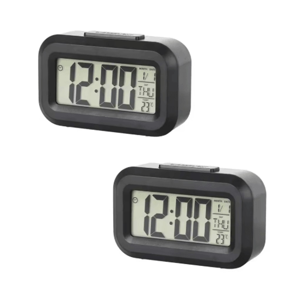 LED Digital Alarm Clock With Backlight Multifunction Desk Clock With Calendar And Snooze 2