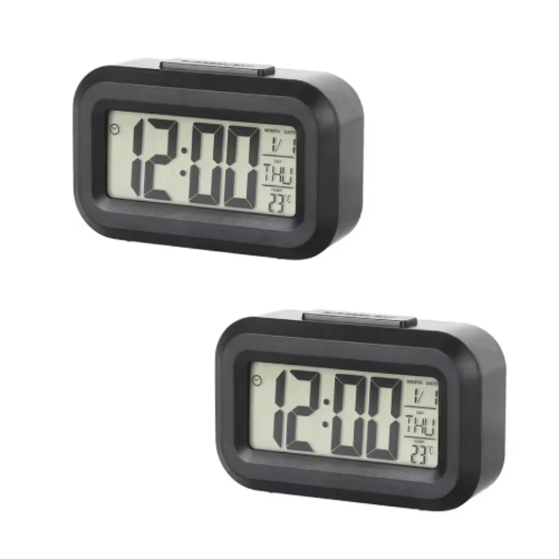 LED Digital Alarm Clock With Backlight Multifunction Desk Clock With Calendar And Snooze 2