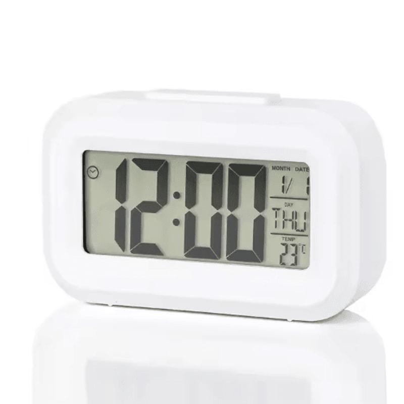 LED Digital Alarm Clock With Backlight Multifunction Desk Clock With Calendar And Snooze 5