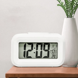 led digital alarm clock with backlight – multifunction desk clock with calendar and snooze
