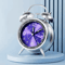45 Inch Twin Bell Loud Metal Alarm Clock With 3D Dial And Backlight Retro Battery Operated Desk Cl 4