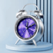 45 Inch Twin Bell Loud Metal Alarm Clock With 3D Dial And Backlight Retro Battery Operated Desk Cl 4