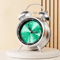 45 Inch Twin Bell Loud Metal Alarm Clock With 3D Dial And Backlight Retro Battery Operated Desk Cl 5