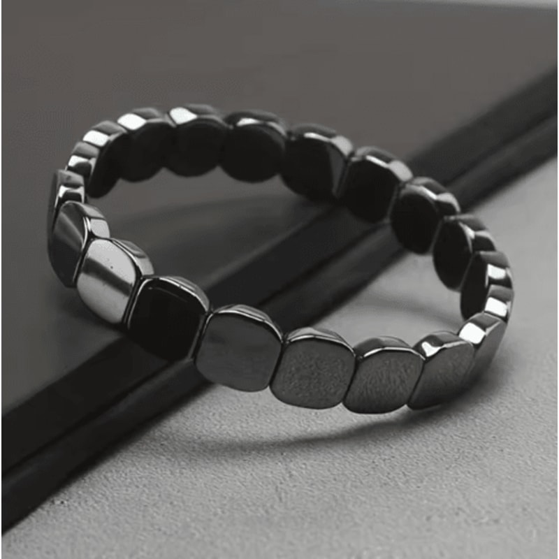 2025 Hematite Bracelet For Men Natural Stone Energy Bracelet For Confidence And Focus 4