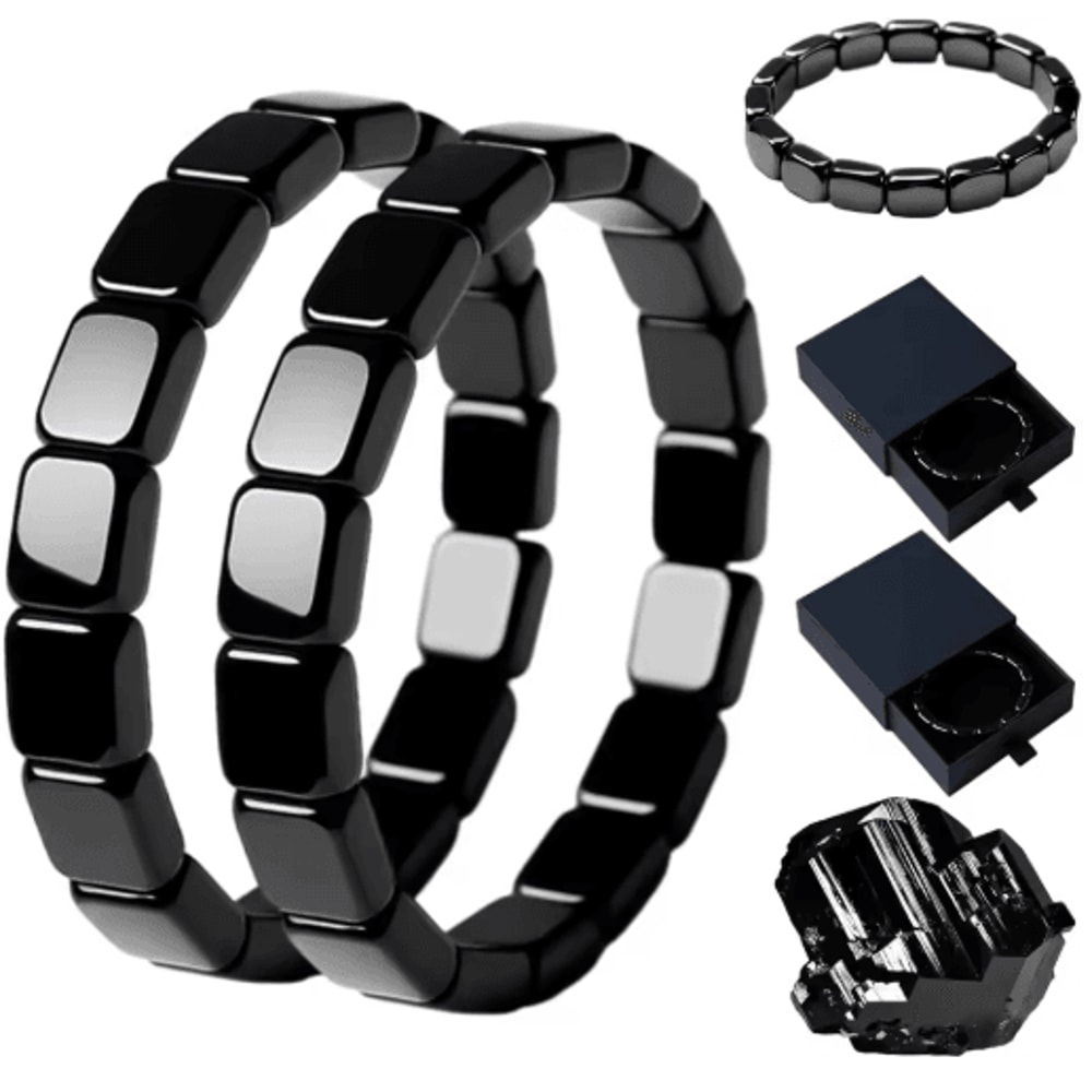 2025 Hematite Bracelet For Men Natural Stone Energy Bracelet For Confidence And Focus 6