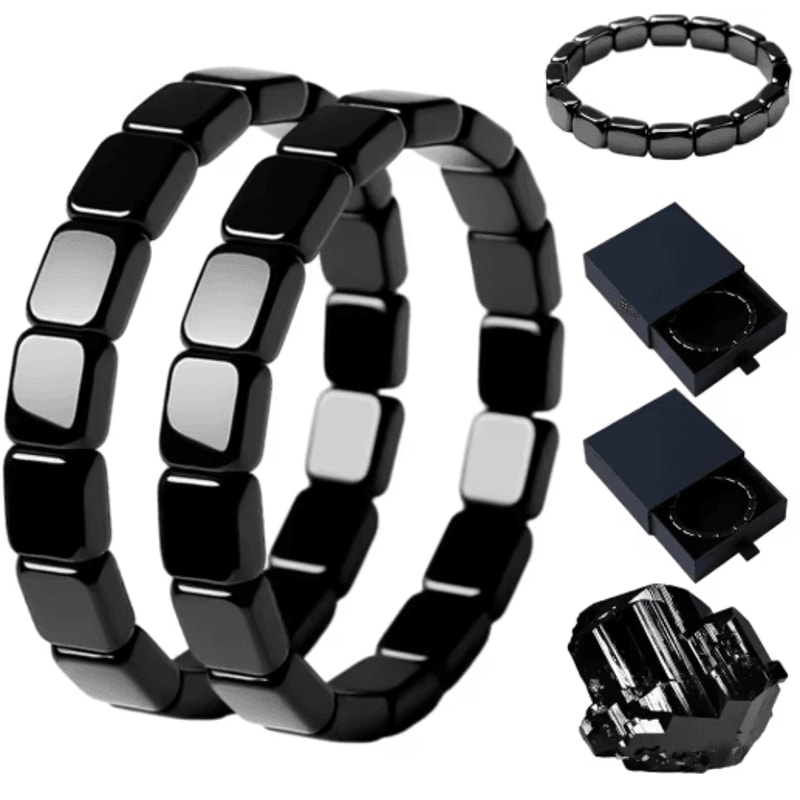 2025 Hematite Bracelet For Men Natural Stone Energy Bracelet For Confidence And Focus 6
