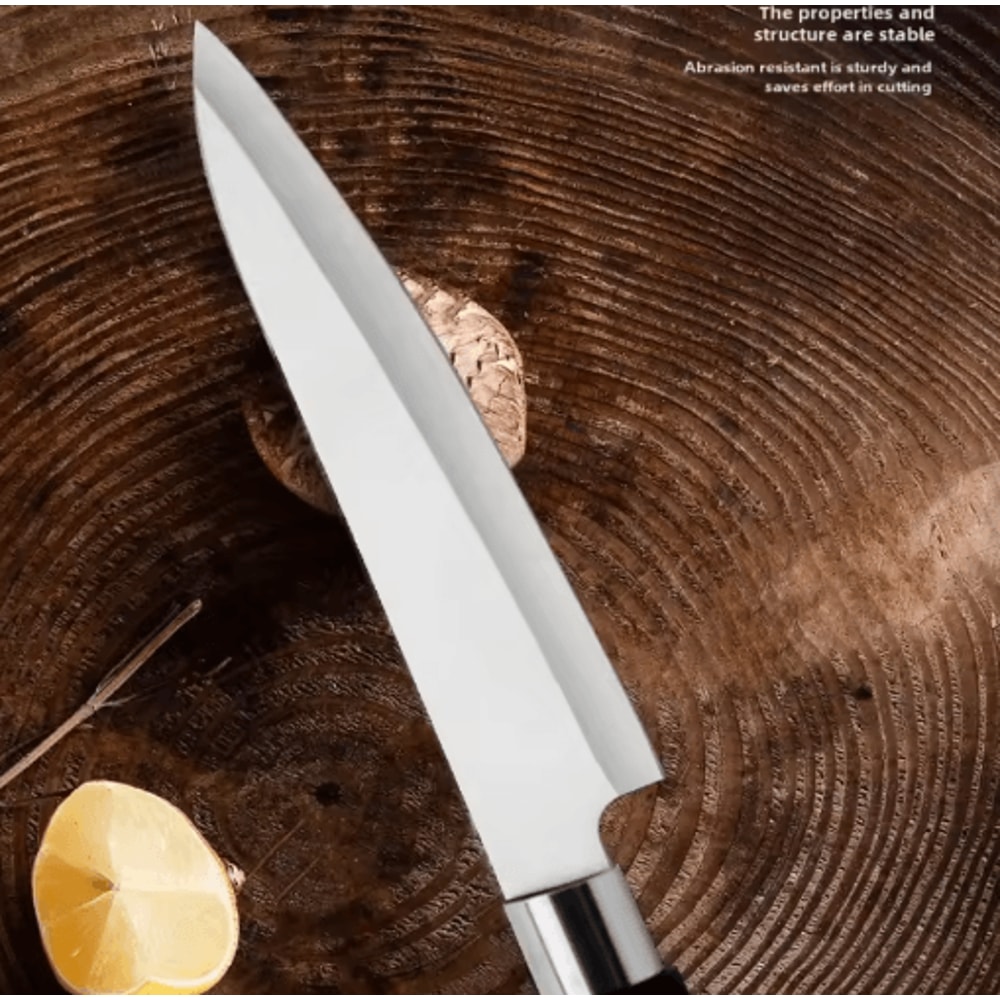 Stainless Steel Japanese Chef Knife Universal Kitchen Sushi Precision Slicing Knife 4