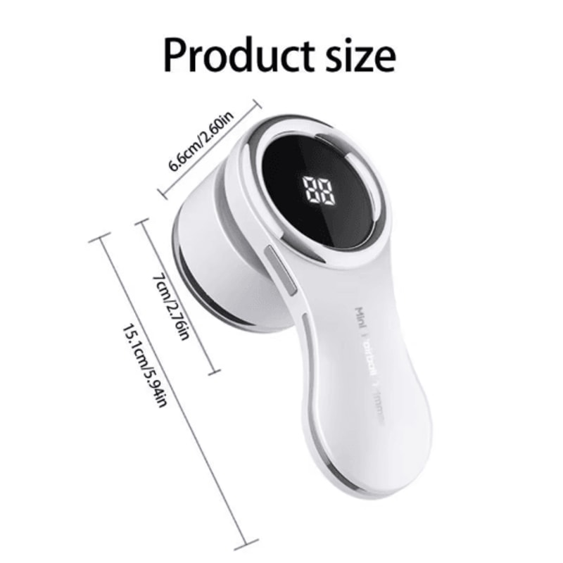 USB Rechargeable Electric Lint Remover With LCD Display Portable Fabric Shaver For Clothes And Swe 9