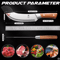 Professional Boning Knife Sharp Chef Kitchen Knife For Skin Peeling And Meat Cutting 3