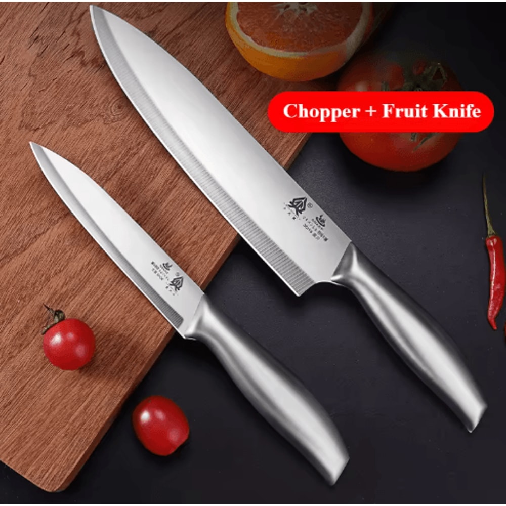 Premium Stainless Steel Kitchen Knife Multifunctional Fruit And Meat Cutting Chef Knife 2