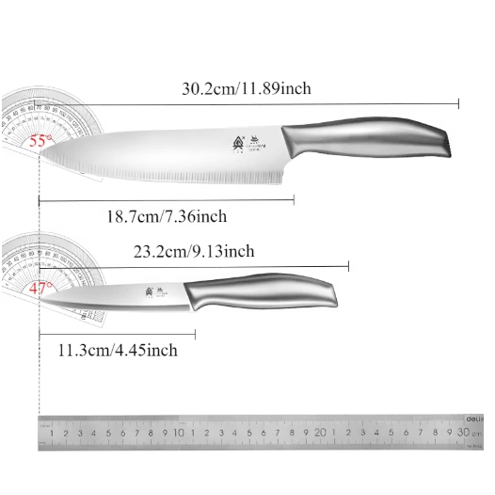 Premium Stainless Steel Kitchen Knife Multifunctional Fruit And Meat Cutting Chef Knife 6