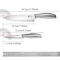 Premium Stainless Steel Kitchen Knife Multifunctional Fruit And Meat Cutting Chef Knife 6