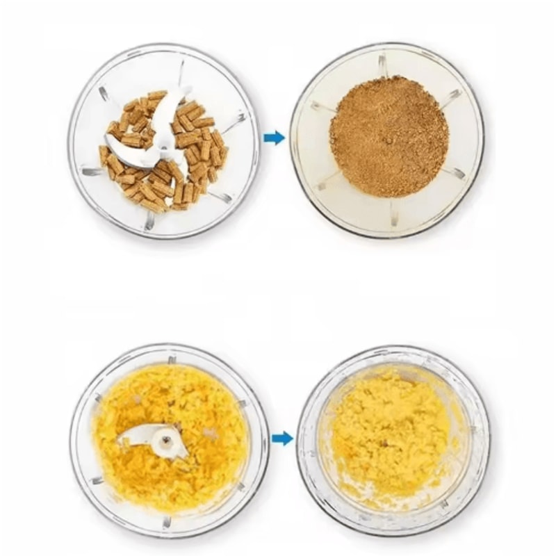 Mini Manual Food Chopper With Pull Rope Portable Garlic Cutter And Meat Mincer 4