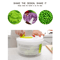 Premium Salad Spinner Lettuce Washer And Dryer For Fresh Leafy Greens 5