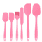 6Piece Food Grade Silicone Spatula Set Heat Resistant Non Stick Cooking And Baking Tools 3
