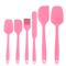 6Piece Food Grade Silicone Spatula Set Heat Resistant Non Stick Cooking And Baking Tools 3