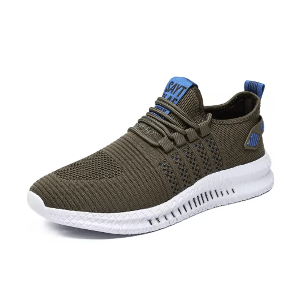 Mens Lightweight Breathable Casual Sneakers Lace Up Walking Shoes For Everyday Comfort 1