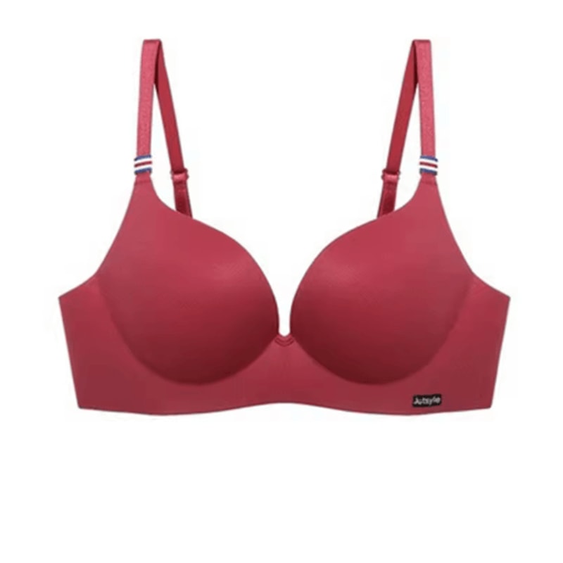 Ice Silk Seamless Bralette For Women Wireless Push Up Bra With Adjustable Straps 1