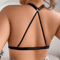 Plus Size Lace Wireless Front Closure Bra Comfortable Breathable Backless Bralette 6
