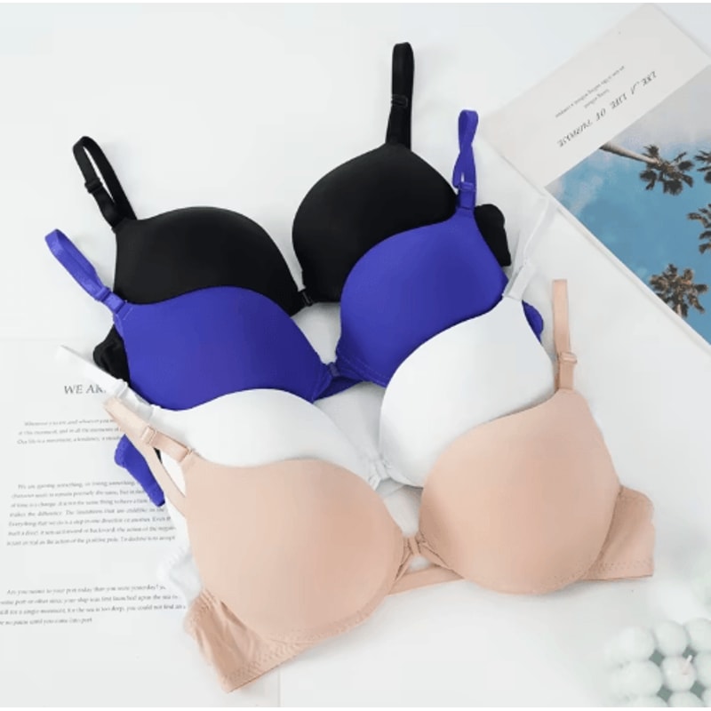 Seamless Front Buckle Push Up Bra Backless Wireless Bralette For Small Bust 6