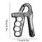 5100KG Adjustable Hand Gripper Wrist And Forearm Strengthener With Grip Dynamometer 1