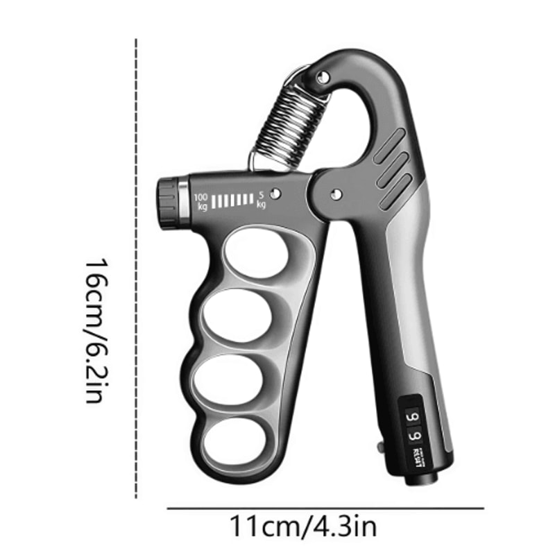 5100KG Adjustable Hand Gripper Wrist And Forearm Strengthener With Grip Dynamometer 1